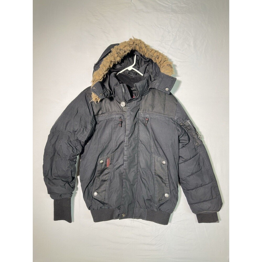 Joe Whistler Boys Puffer Coat Kids Size 14/16 Comfort Casual Warm Stretch Soft